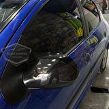 Citroen C2 2004-2008 Uyumlu Batman Yarasa Ayna Kapağı Piano Black ABS Plastik