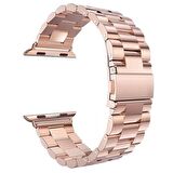 Gpack Apple Watch SE 2 2023 44mm Kordon Metal Sıralı Kordon