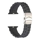 Gpack Apple Watch SE 2 2023 44mm Kordon Mat Silikon Ayarlanabilir KRD 72