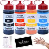 Epson L3070 için Mürekkep Seti (4x500 ml) 15000 Sayfa Baskı