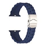 Gpack Apple Watch SE 2 2023 40mm Kordon Mat Silikon Ayarlanabilir KRD 72