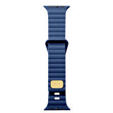 Gpack Apple Watch SE 2 2023 40mm Kordon Silikon Metal Tokalı Ayarlanabilir KRD73