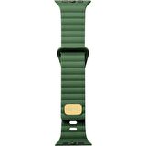 Gpack Apple Watch SE 2 2023 40mm Kordon Silikon Metal Tokalı Ayarlanabilir KRD73