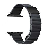 Gpack Apple Watch SE 2 2023 40mm Kordon Strap Metal Toka Pu Deri Krd78
