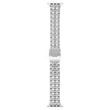 Gpack Apple Watch SE 2 2023 40mm Kordon Mat Parlak Şerit Bakla Desenli Krd54