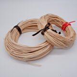 Rattan Doğal Bambu Çubuk 180 Gr  - 2mm Yuvarlak Rattan İp