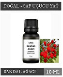SANDAL AĞACI Uçucu Yağ Buhurdanlık Esansı Oda Kokusu DİFÜZÖR Uçucu Esansiyel Yağ Buhur Yağı 10 ML.