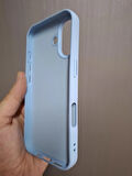 iPhone 17 Uyumlu Silikon İçi Kadife Logolu Lansman Kılıf