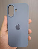 iPhone 17 Uyumlu Silikon İçi Kadife Logolu Lansman Kılıf