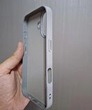 iPhone 17 Uyumlu Silikon İçi Kadife Logolu Lansman Kılıf