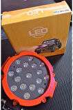 OffRoad Led Projektör Spot Delici 17Led 51W 6500K 1 ADET 12V 24V sis lambası kamyon tekne SUV ATV