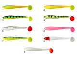 Mutant 3534 Typoon Soft 12cm Levrek Silikonu 5'li Paket Suni Yem 06
