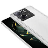 Gpack Xiaomi Mi 13T 13T Pro Kılıf Droga Sert Pürüzsüz Şeffaf Cam Kapak