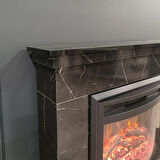 Dlc 1165S Ceningan Mermer Desen Bluetooth ve Ses Efektli Elektrikli Şömine