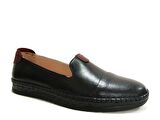 Ayaktrend Siyah Loafer Hakiki Deri Anatomik Ayakkabı