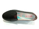 Ayaktrend Siyah Loafer Hakiki Deri Anatomik Ayakkabı