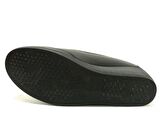 Wanetti Siyah 4 Nokta Comfort Anatomik Dolgu Topuk Kadın Ayakkabı