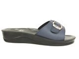 Muya Lacivert 6 Noktalı Tokalı Anatomik Comfort Terlik