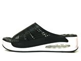 Muya Siyah Air Havalı Taban Anatomik Comfort Terlik