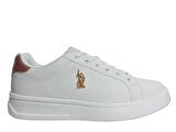 U.S.Polo Assn Beyaz Altın Sneakers Bağcıklı Spor Ayakkabı