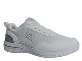 Kinetix Beyaz Gümüş Sneakers Bağcıklı Spor Ayakkabı