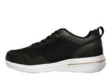 Kinetix Siyah Altın Sneakers Bağcıklı Spor Ayakkabı
