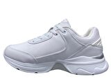Kinetix Beyaz Gümüş Sneakers Bağcıklı Spor Ayakkabı