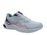 Kinetix Beyaz Pembe Sneakers Bağcıklı Spor Ayakkabı