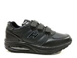 Hammer Jack Siyah Air Taban Sneakers Cırtlı Spor Ayakkabı