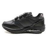 Hammer Jack Siyah Air Taban Sneakers Cırtlı Spor Ayakkabı
