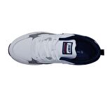 Jump Beyaz Lacivert Gri Bağcıklı Running Sneakers Spor Ayakkabı