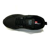 Jump Siyah Gri Bağcıklı Running Sneakers Spor Ayakkabı