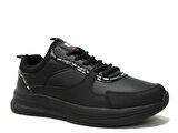 Jump Siyah Gri Bağcıklı Athletics Sneakers Spor Ayakkabı
