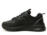 Jump Siyah Gri Bağcıklı Athletics Sneakers Spor Ayakkabı