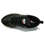 Jump Siyah Gri Bağcıklı Athletics Sneakers Spor Ayakkabı