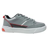 Jump Gri Füme Turuncu Bağcıklı Athletics Sneakers Spor Ayakkabı