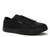 Kinetix Siyah Altın Bağcıklı Sneakers Spor Ayakkabı