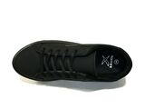 Kinetix Siyah Altın Bağcıklı Sneakers Spor Ayakkabı