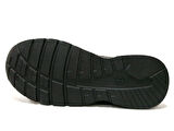 Modalendo Siyah Yüksek Topuklu Bağcıklı Sneakers Spor Ayakkabı