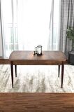 Rovena Mona Barok 80x132 Açılabilir Mdf Mutfak Masası Takımı 4 Adet Sandalye+1 Bench