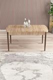 Rovena Olbia Meşe 80x132 Açılabilir Suntalam Yemek Odası Takımı 4 Adet Sandalye+1 Bench