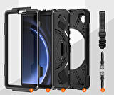 Gpack Samsung Galaxy Tab A9 Plus x210 Kılıf Defender Tablet Tank Koruma Standlı df5
