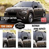 Citroen C4 Cactus 2014-2017 Uyumlu Batman Yarasa Ayna Kapağı Piano Black ABS Plastik