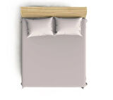 Maki Home %100 Pamuklu Gri 180x200+2*(50x70) Battal Boy Lastikli Çarşaf ve Yastık Kılıfı Seti