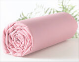 Maki Home Yüzde Yüz Pamuklu Pembe Yastık Kılıfsız 180x200 Yüksek Kenarlı Battal Boy Lastikli Çarşaf
