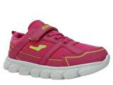 Cool Fuşya Pembe Cırtlı Çocuk Spor Ayakkabı