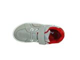 Polaris Gri Kırmızı Cırtlı Sneakers Spor Ayakkabı