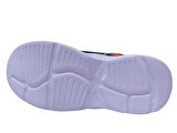 Hammır Cek Gri Turuncu Beyaz Cırtlı Sneakers Spor Ayakkabı