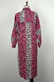 Leopar Desenli Tunik Fuşya T1674