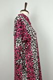 Leopar Desenli Tunik Fuşya T1674